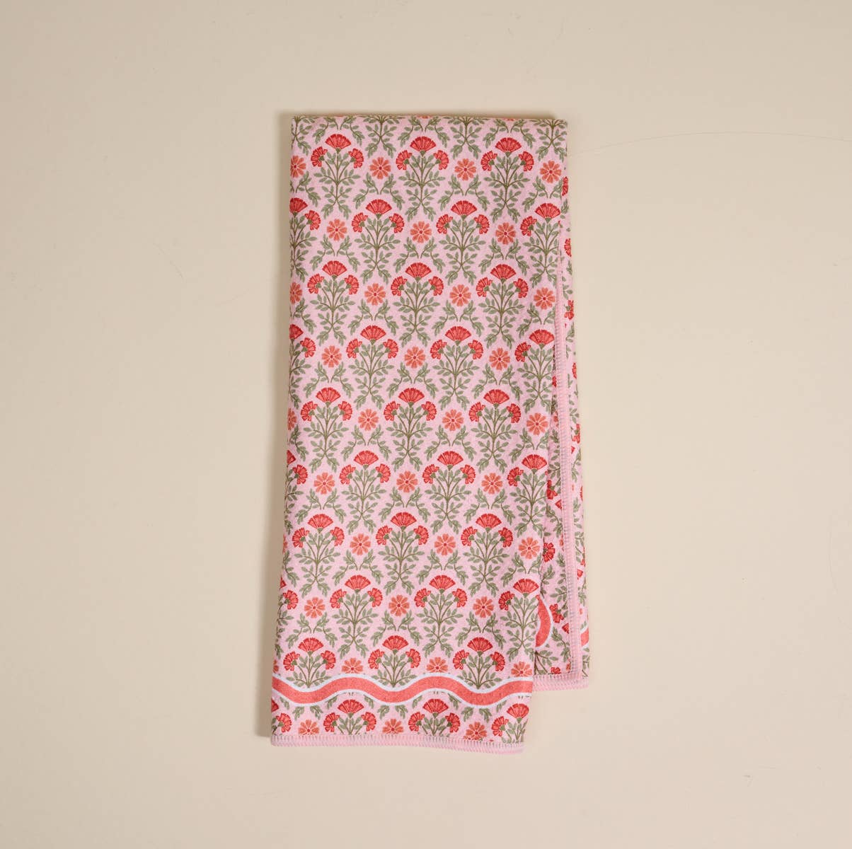 Waffle Tea Towel–Everbloom Dusty Rose
