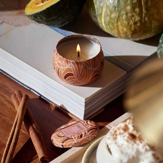 Voluspa Spiced Pumpkin Latte Mini Tin Candle