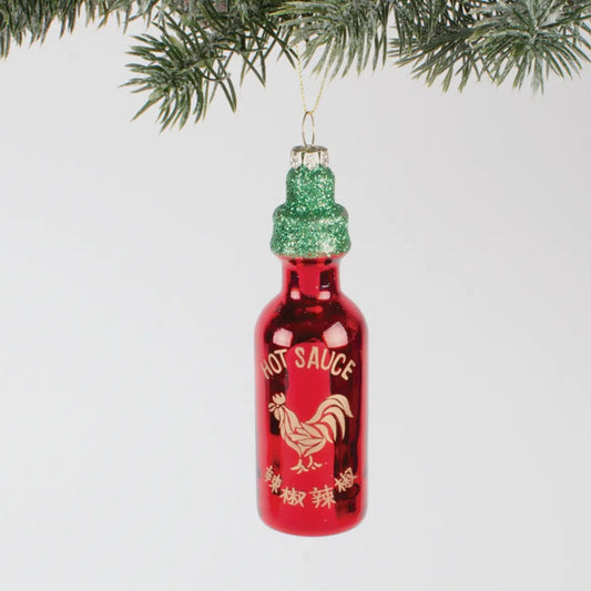 Hot Sauce Glass Ornament