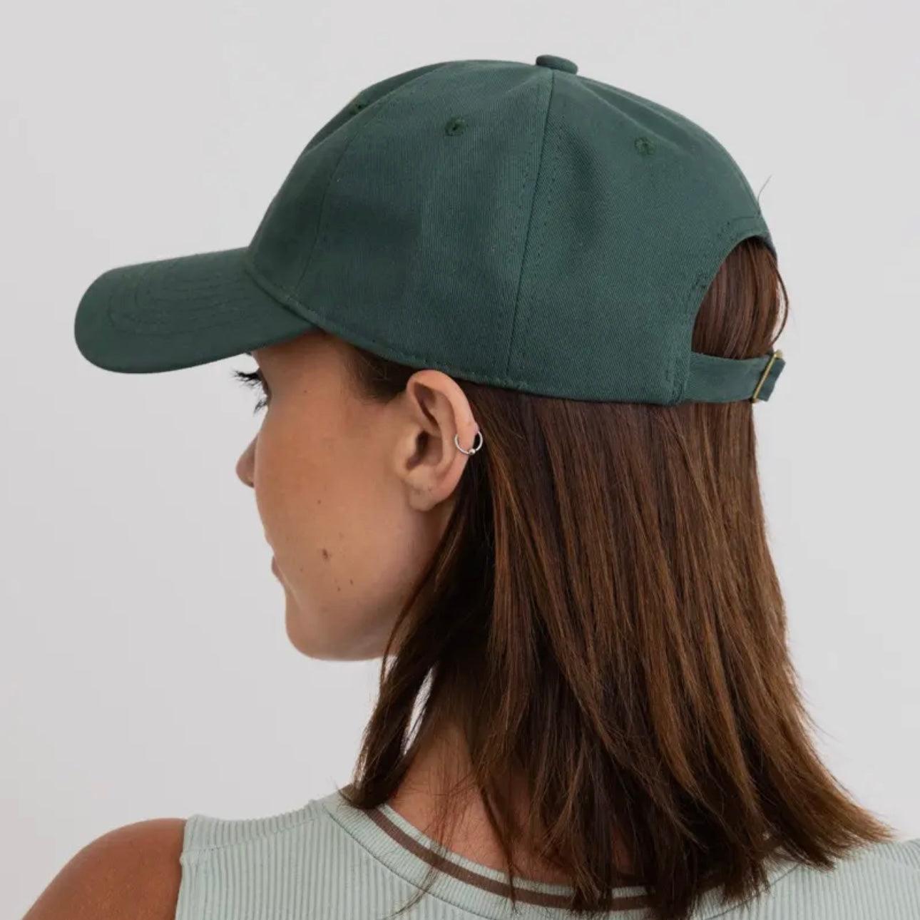 Green Bow Ribbon Embroidered Baseball Cap