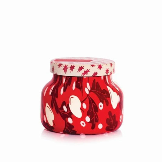 Apple Cider Social Holiday Pattern Play Petite Signature Jar Candle