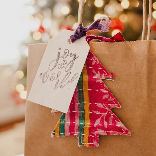 Kantha Christmas Tree Ornament