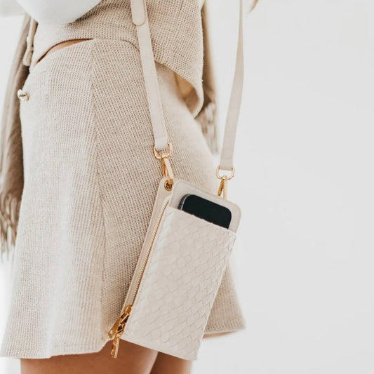 Woven Double Duty Phone Bag