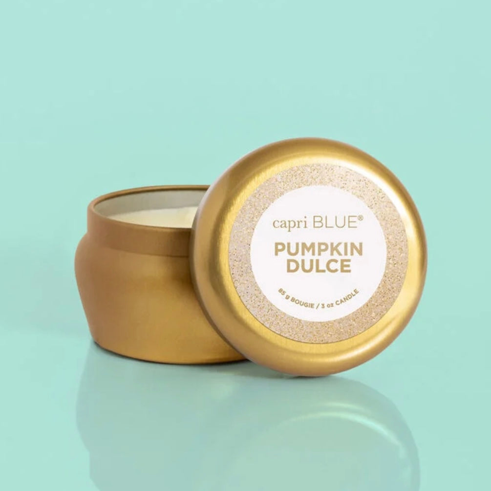 Pumpkin Dulce Glam Mini Tin Candle