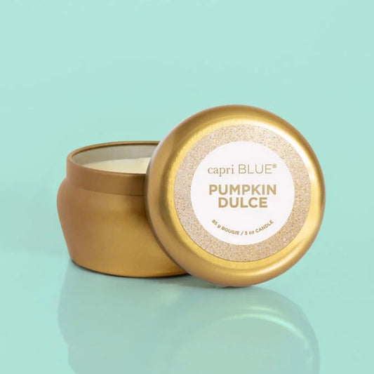 Pumpkin Dulce Glam Mini Tin Candle