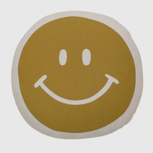 Smiley Face Canvas Pillow