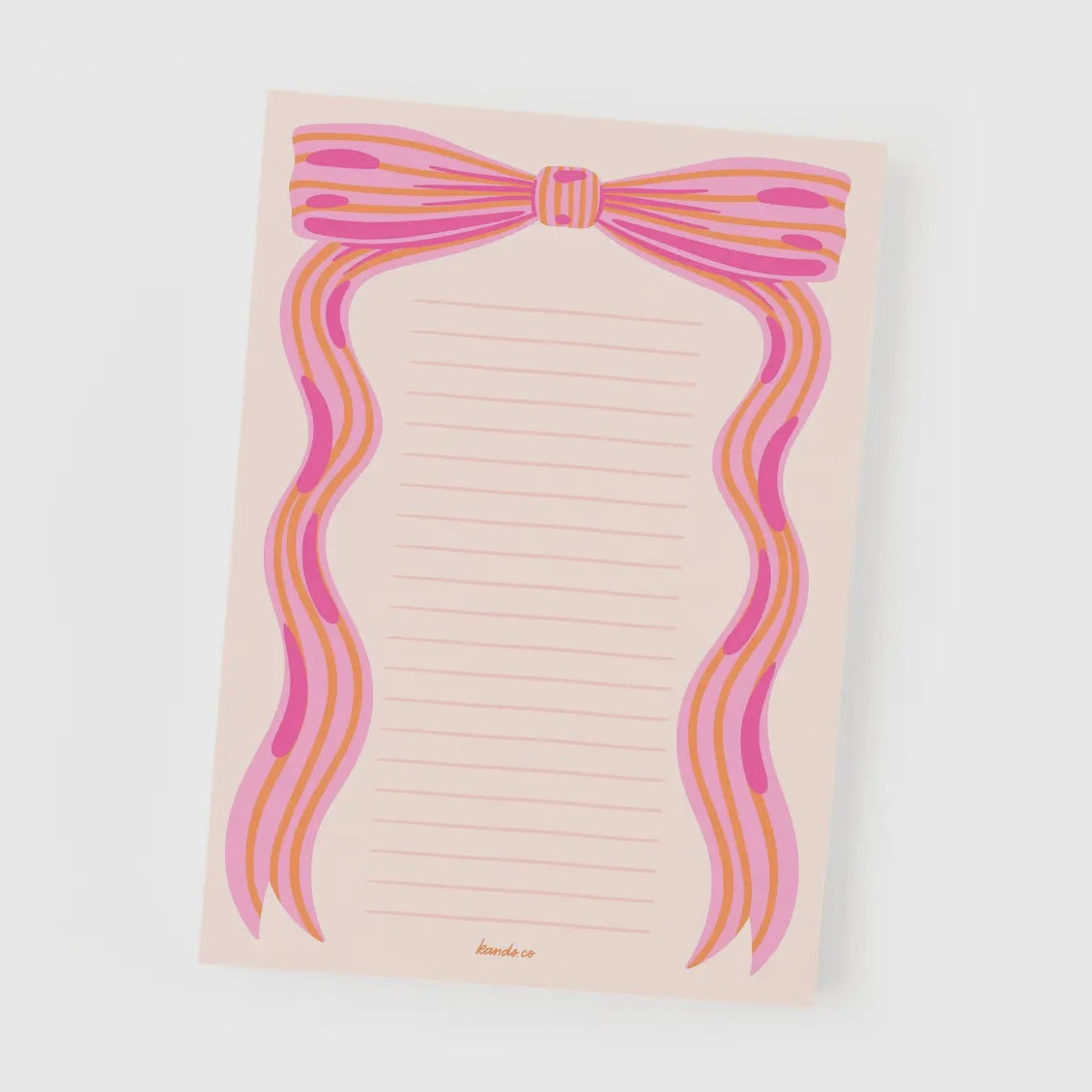 Little Bow Pink Notepad