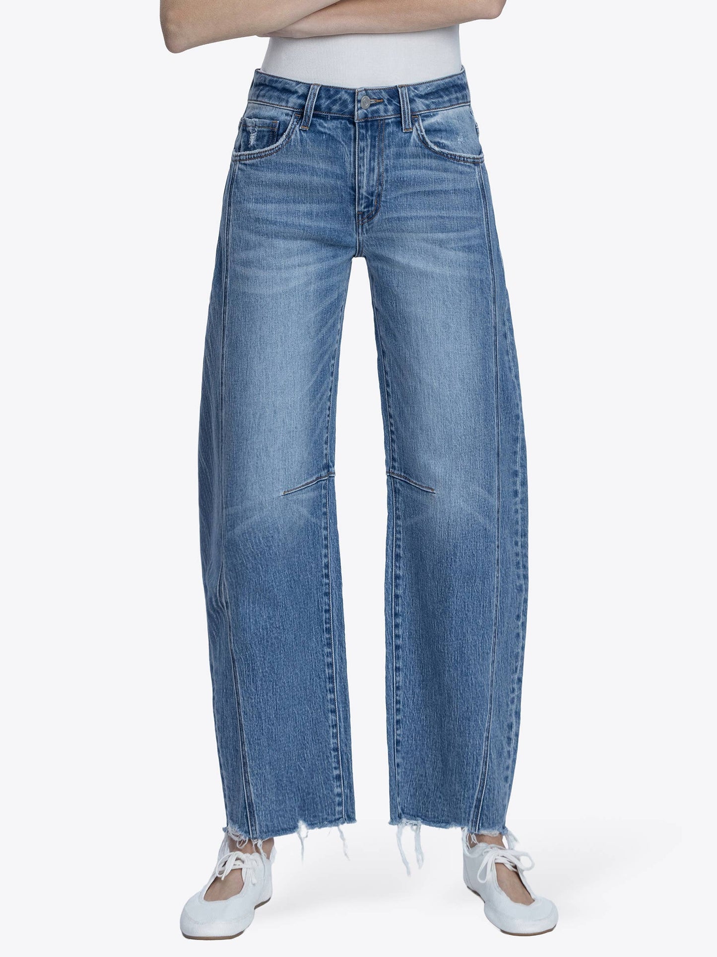 Vervet by Flying Monkey High Rise Barrel Jean