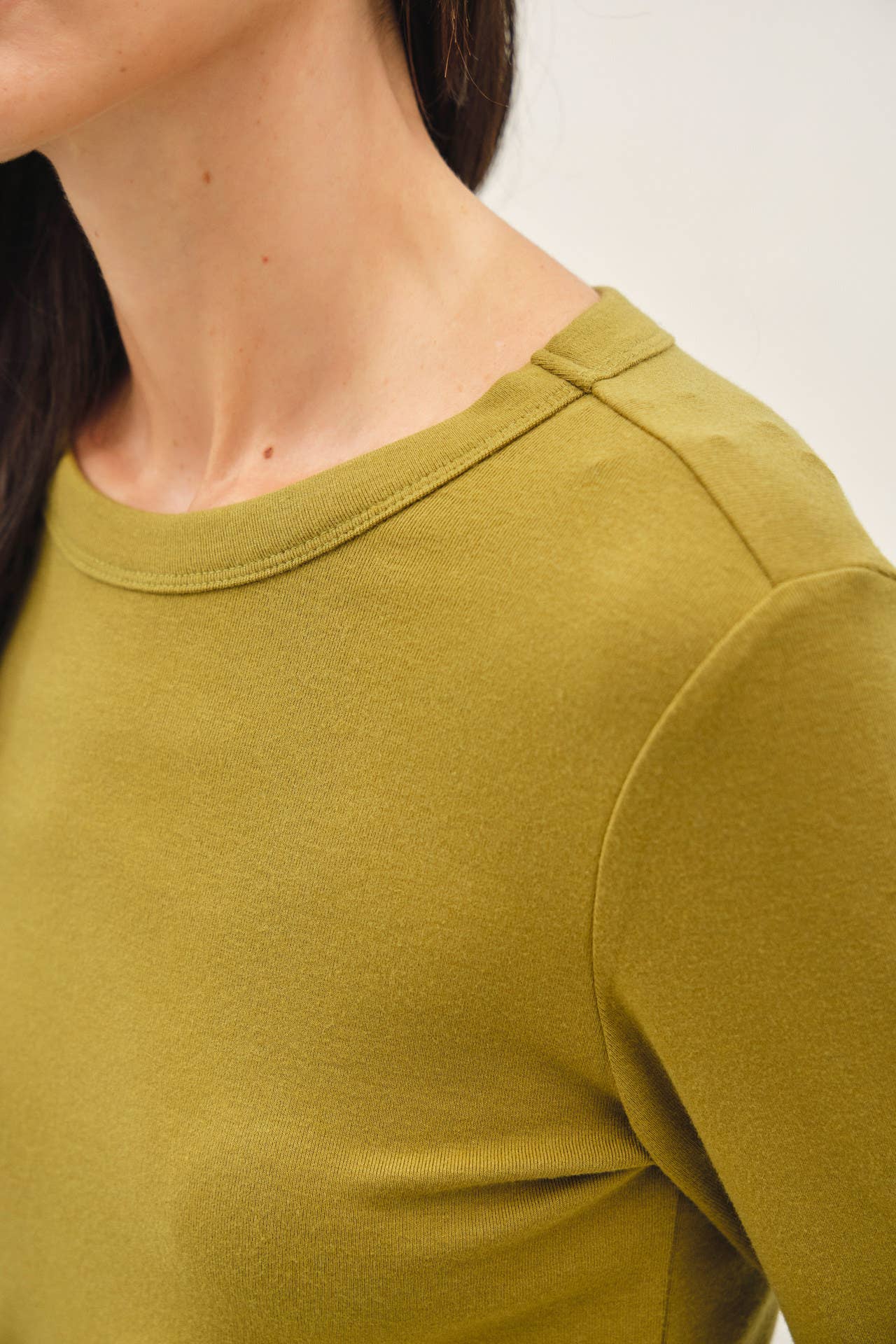Round Neck Long Sleeve Top