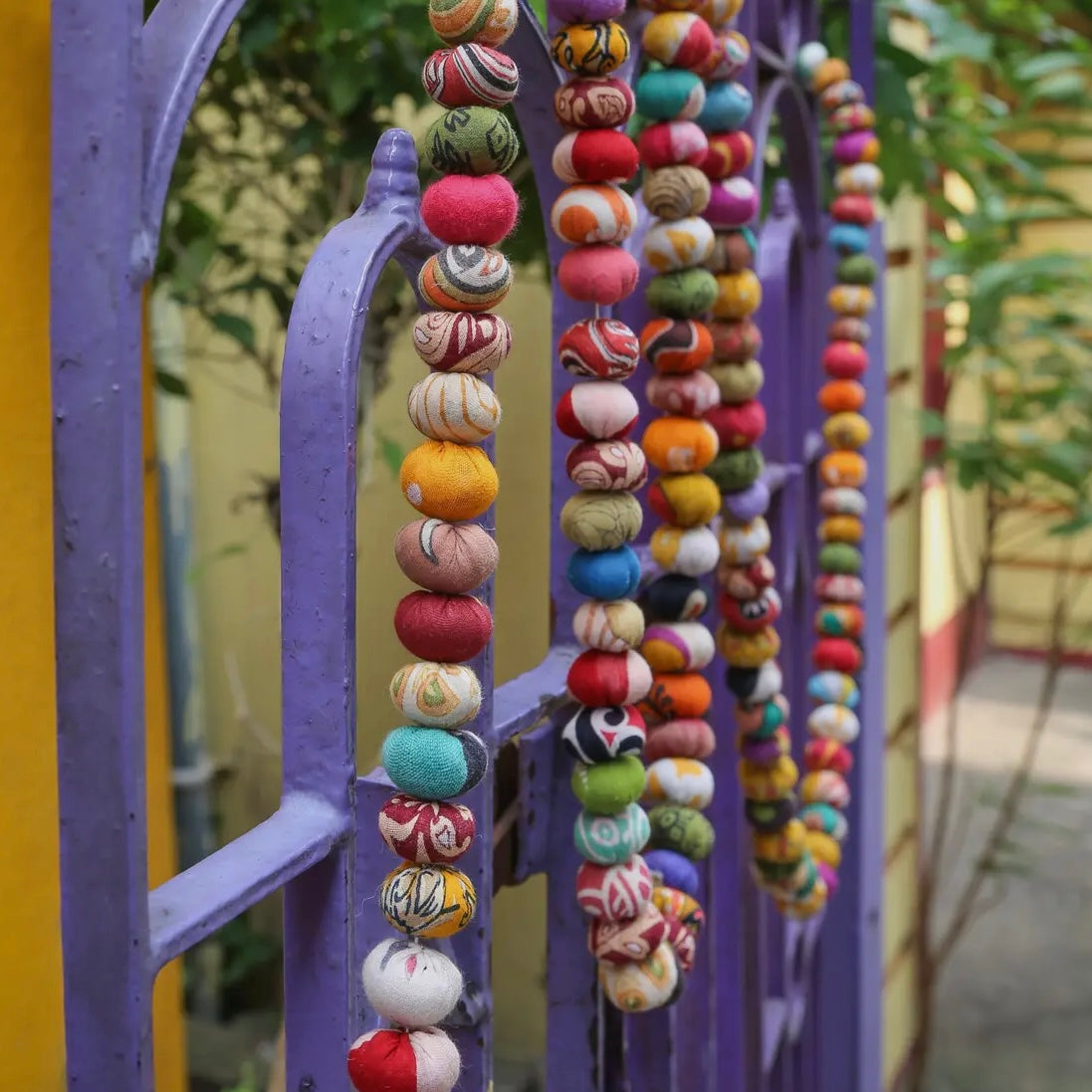 Kantha Saree Bead Garland