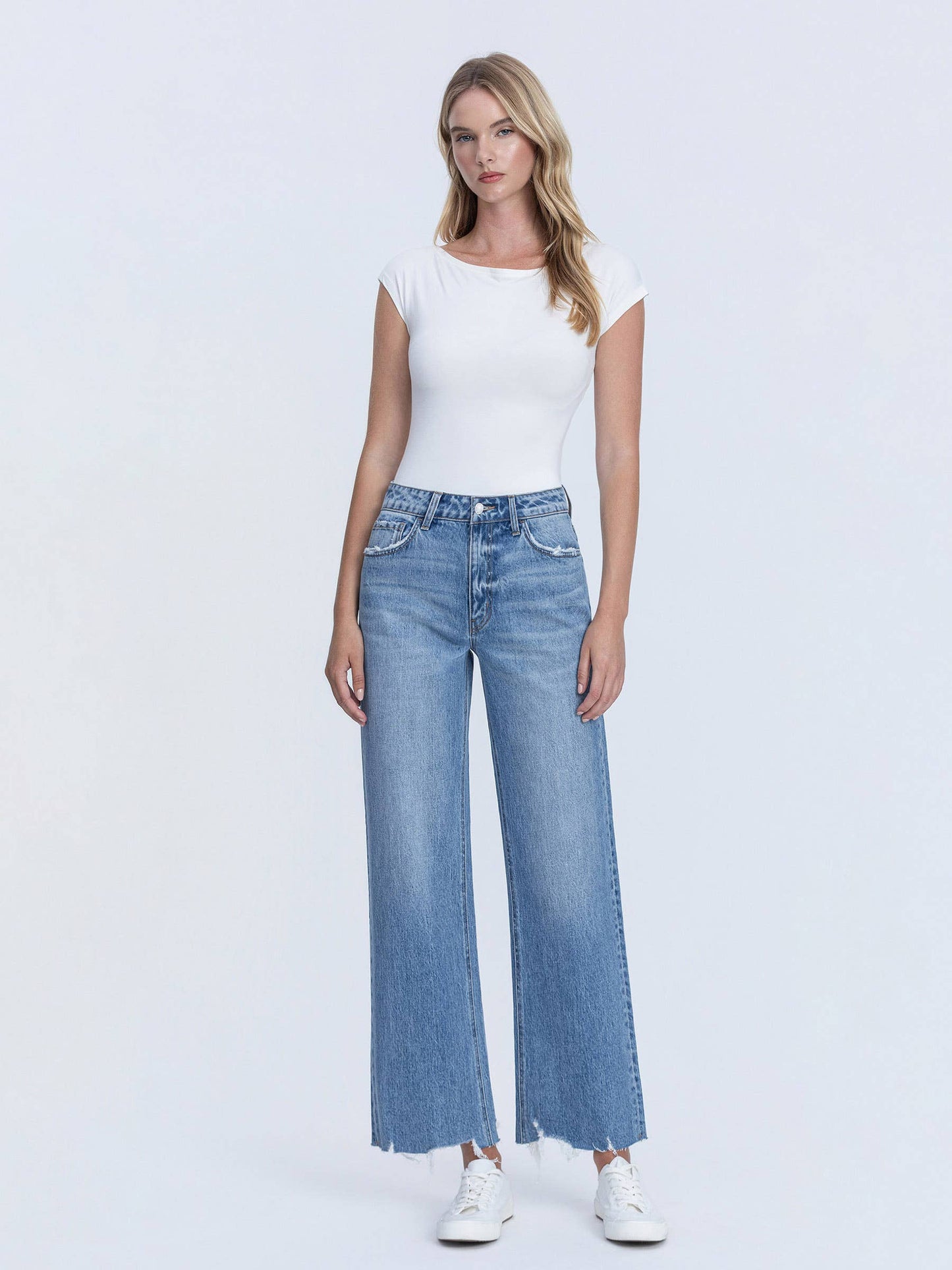 Vervet by Flying Monkey High Rise Wide Leg Jean