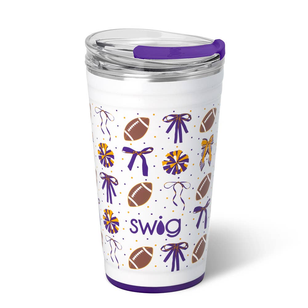 We've Got Spirit Purple + Yellow Party Cup (24oz)