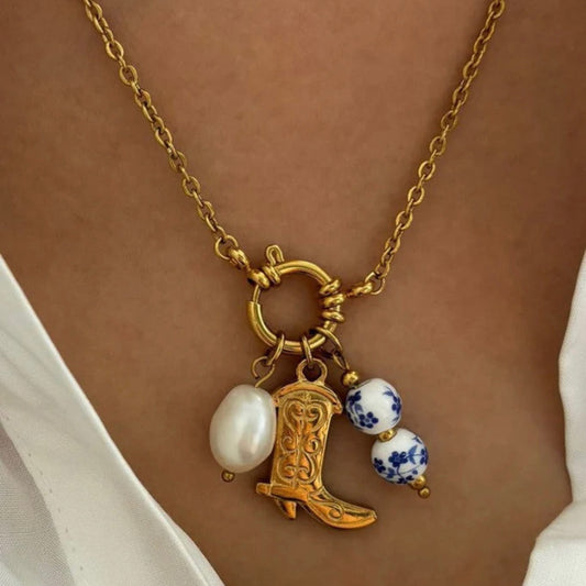 Gold Western Necklace