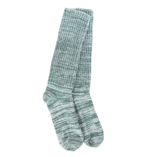World's Softest Socks Holiday Slub Slouch Crew