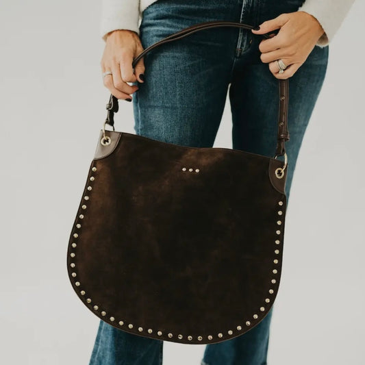 Suede Hobo Bag