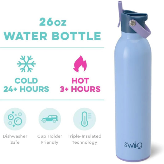 Swig Bay Breeze Flip + Sip Bottle 26 oz