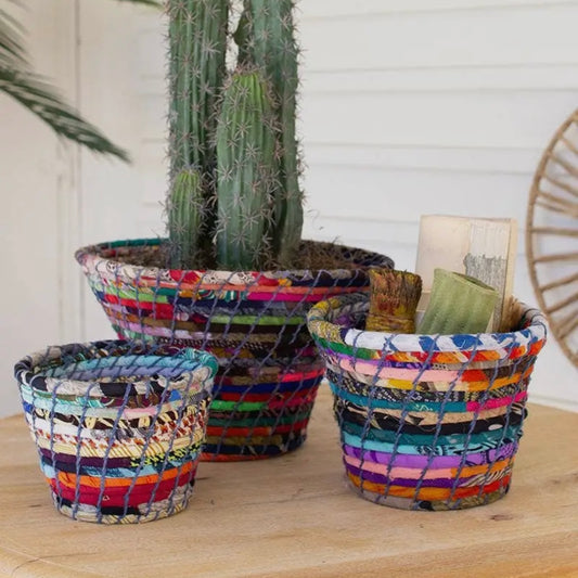 Kantha Multi Colored Bowl