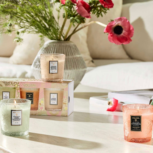 Voluspa Home Refresh 3 Demi Candle Gift Set