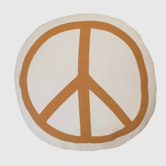 Peace Sign Canvas Pillow