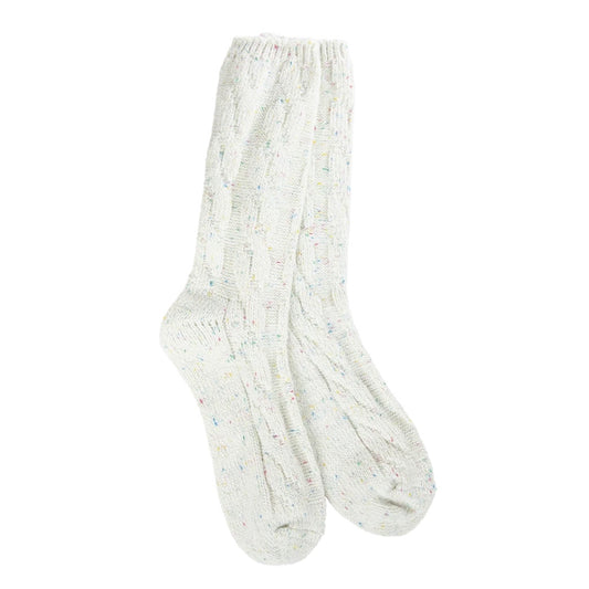 World's Softest Socks Weekend Ragg Cable Crew