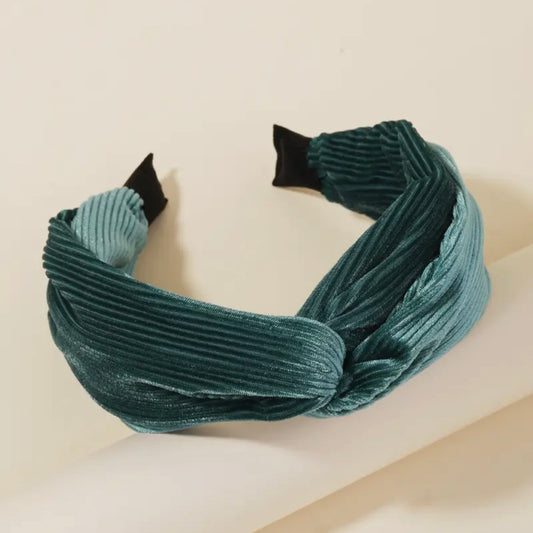 Ribbed Pattern Knot Headband