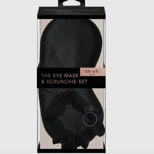 Kitsch Satin Eyemask & Sleep Scrunchie Set