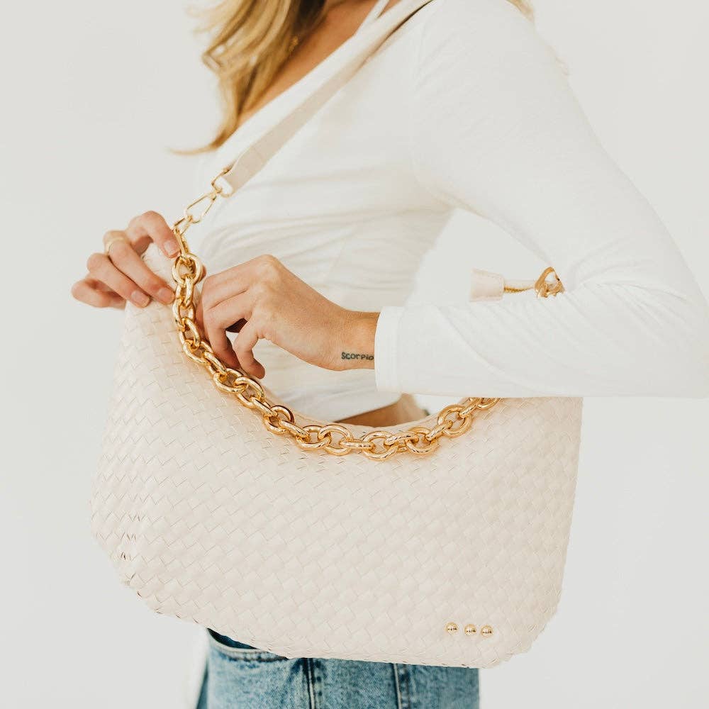 Sienna Slouchy Woven Shoulder Bag