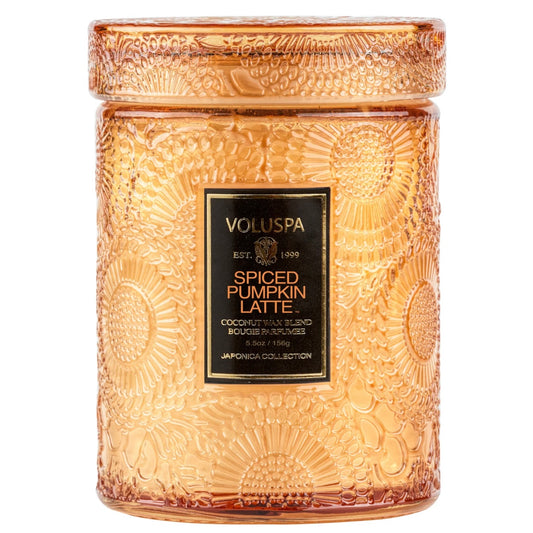 Voluspa Spiced Pumpkin Latte Small Jar Candle