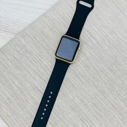 Solid Silicone Smart Watch Band