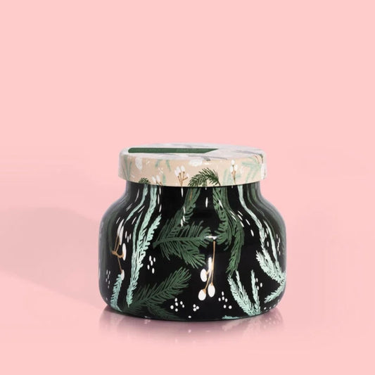 Crystal Pine Holiday Pattern Play Signature Jar Candle