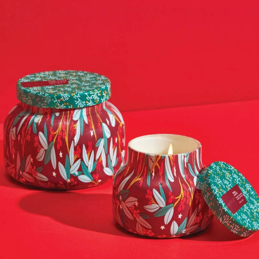 Tinsel & Spice Holiday Pattern Play Petite Signature Jar Candle