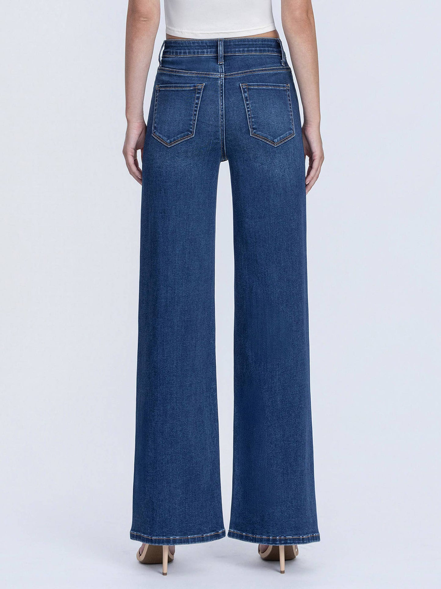 Vervet by Flying Monkey Super High Rise Wide Leg Jean