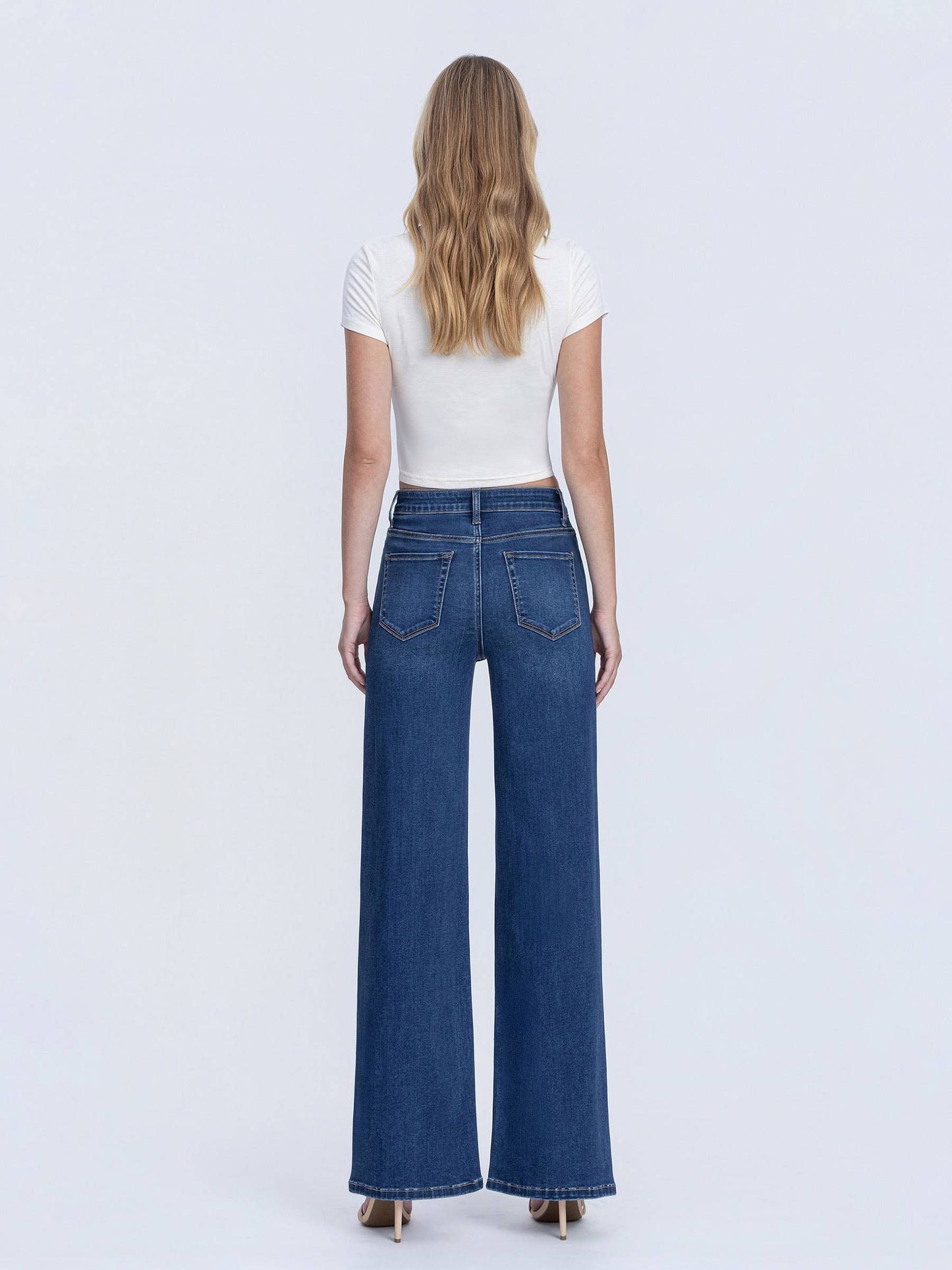 Vervet by Flying Monkey Super High Rise Wide Leg Jean