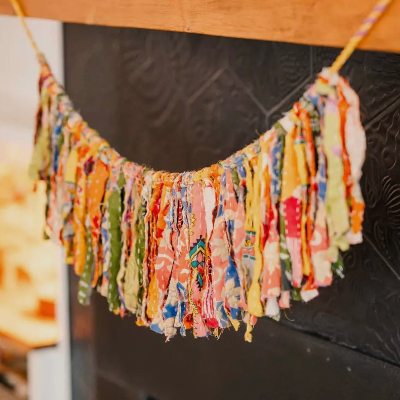 Kantha Tassel Garland