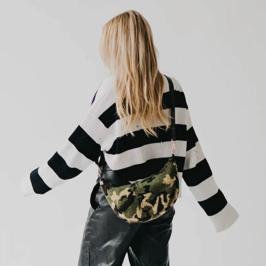 Shirley Sherpa Crossbody Bag