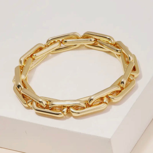 Chain Link Stretch Bracelet