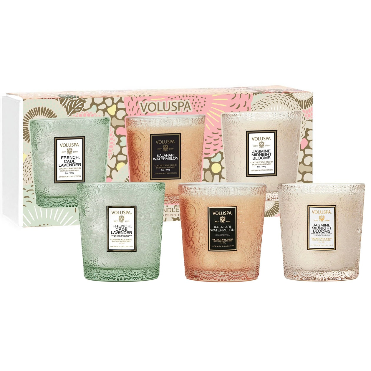 Voluspa Home Refresh 3 Demi Candle Gift Set