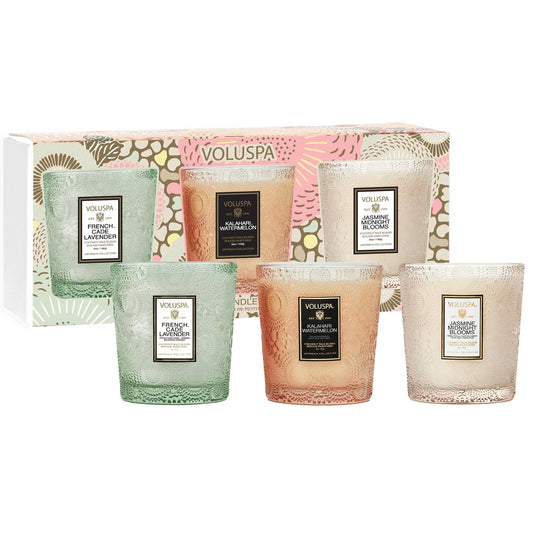 Voluspa Home Refresh 3 Demi Candle Gift Set