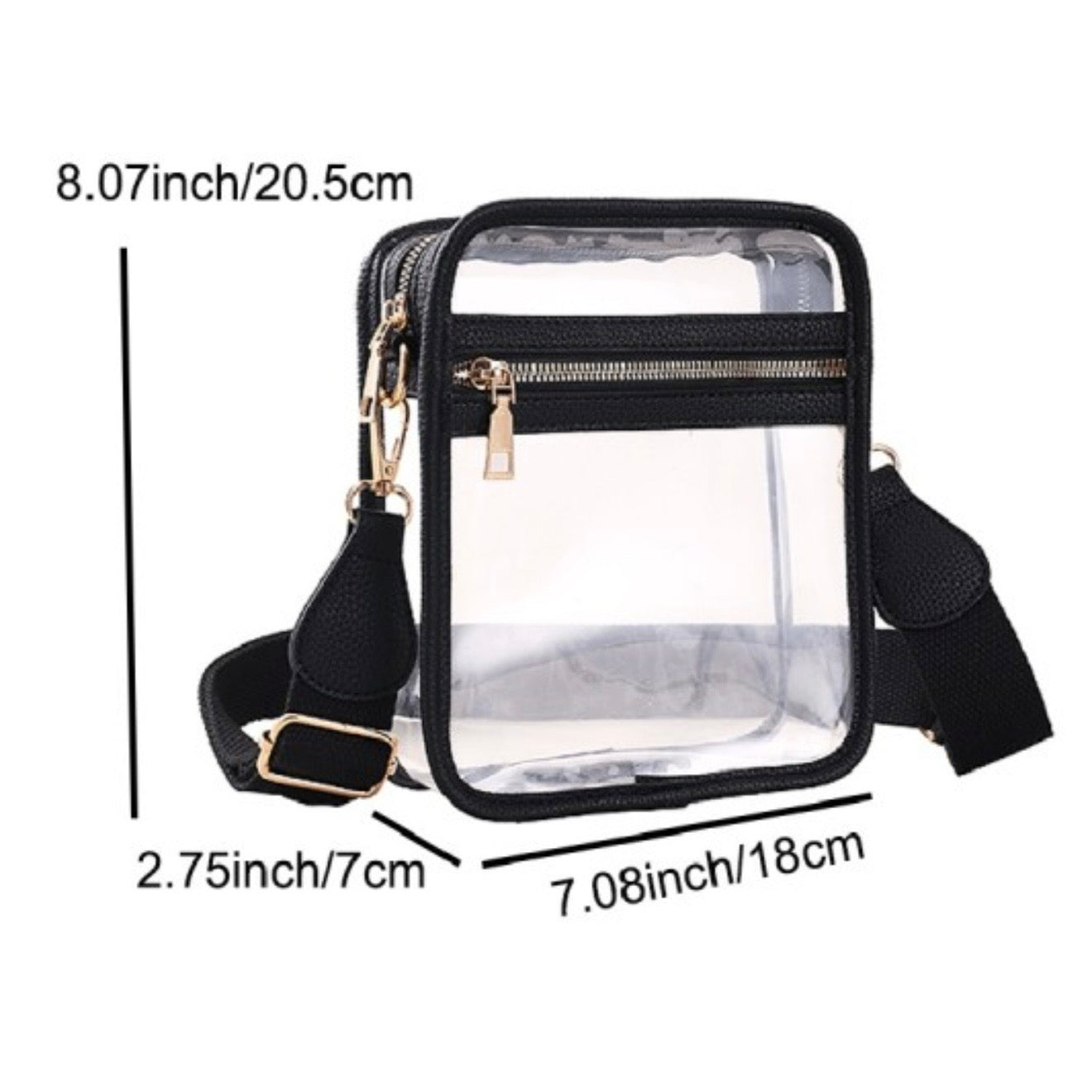Clear Stadium Messenger Bag