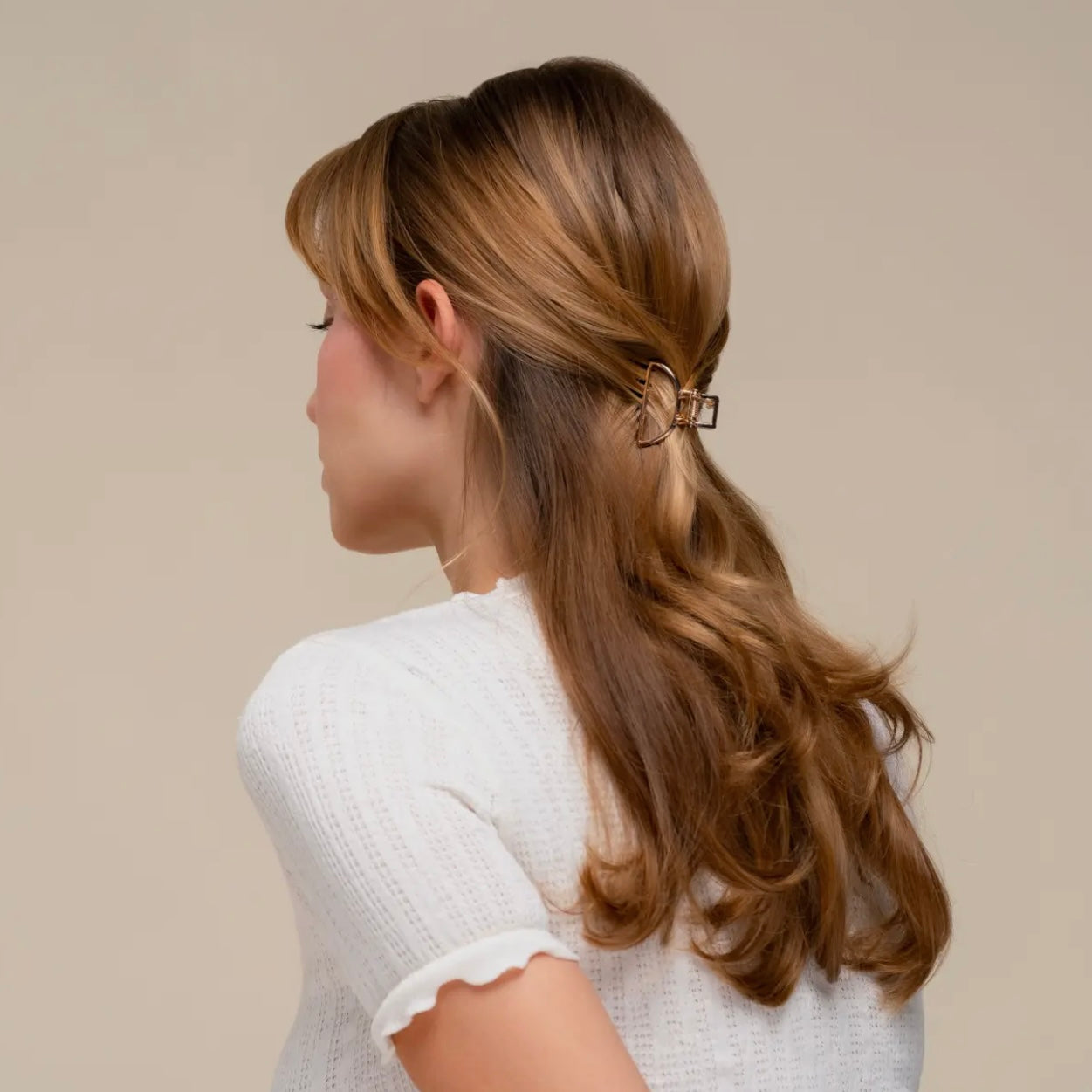 Mini Metal French Hair Pin & Clips 3pc Set - Gold