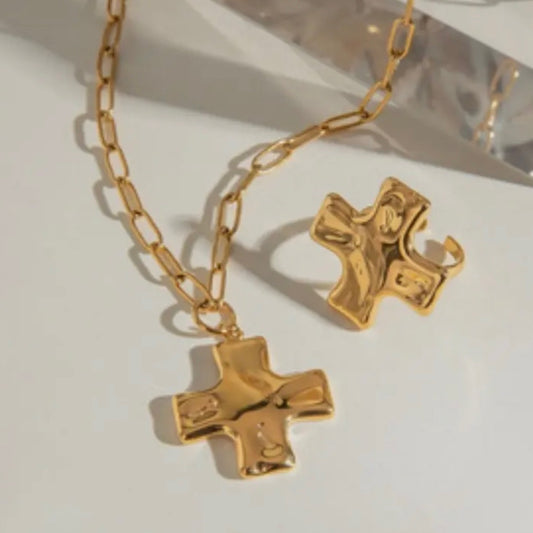 Gold Cross Necklace