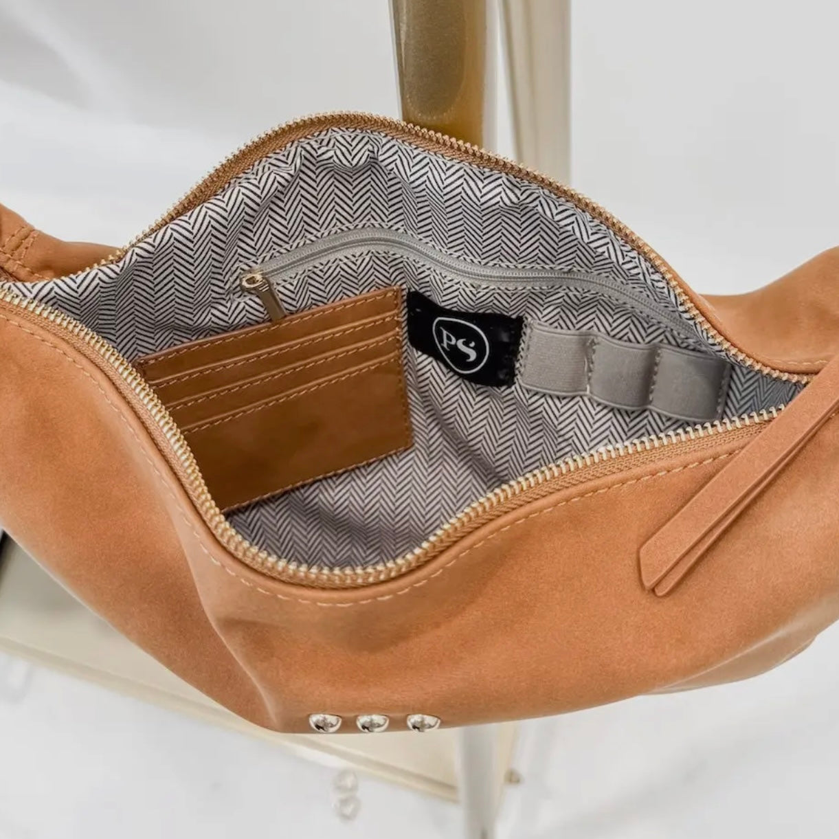 Netty Nubuck Crossbody Bag