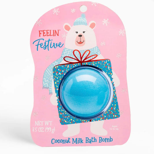 Polar Bear Clamshell Bath Bomb