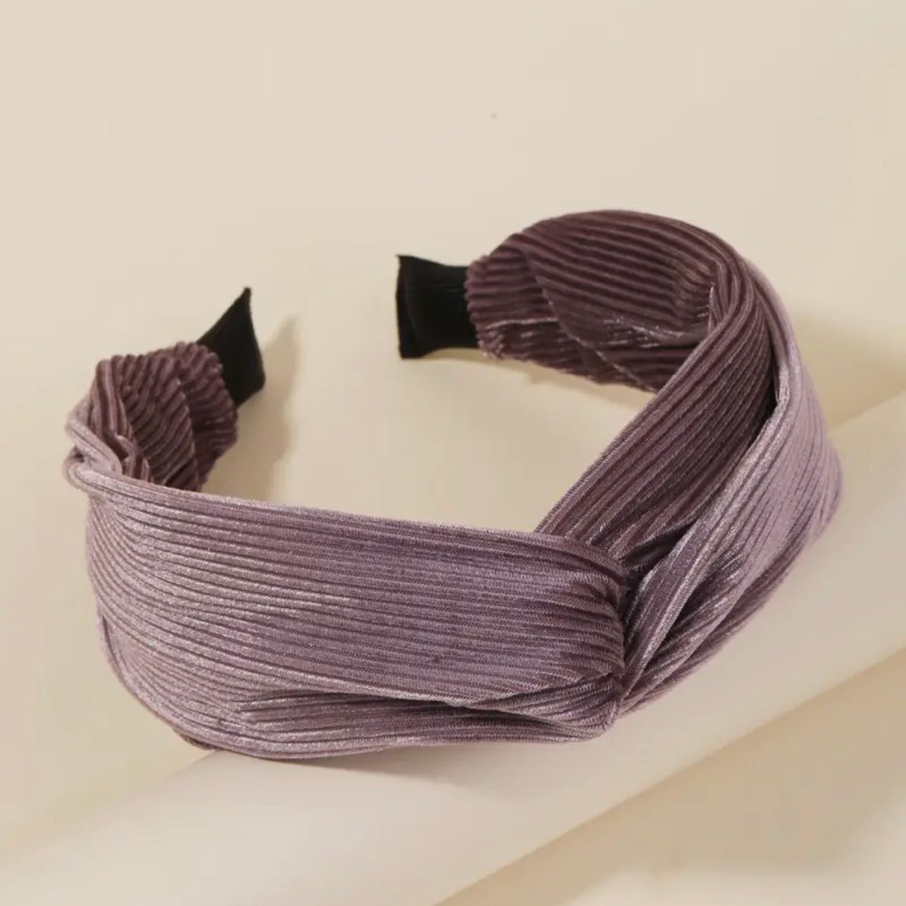 Ribbed Pattern Knot Headband