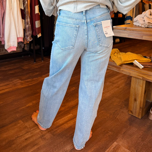 LOVERVET by Vervet High Rise Barrel Jean