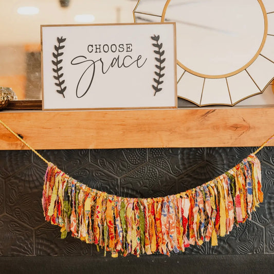 Kantha Tassel Garland