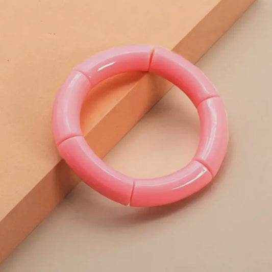 Acrylic Tube Bracelet