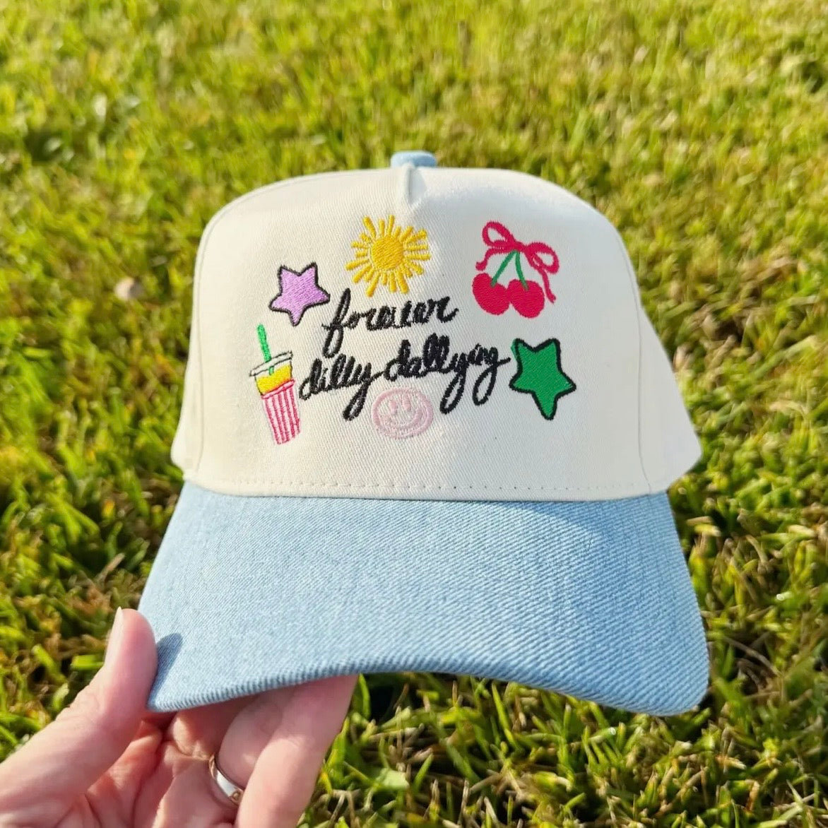 Forever Dilly Dalling Denim Hat