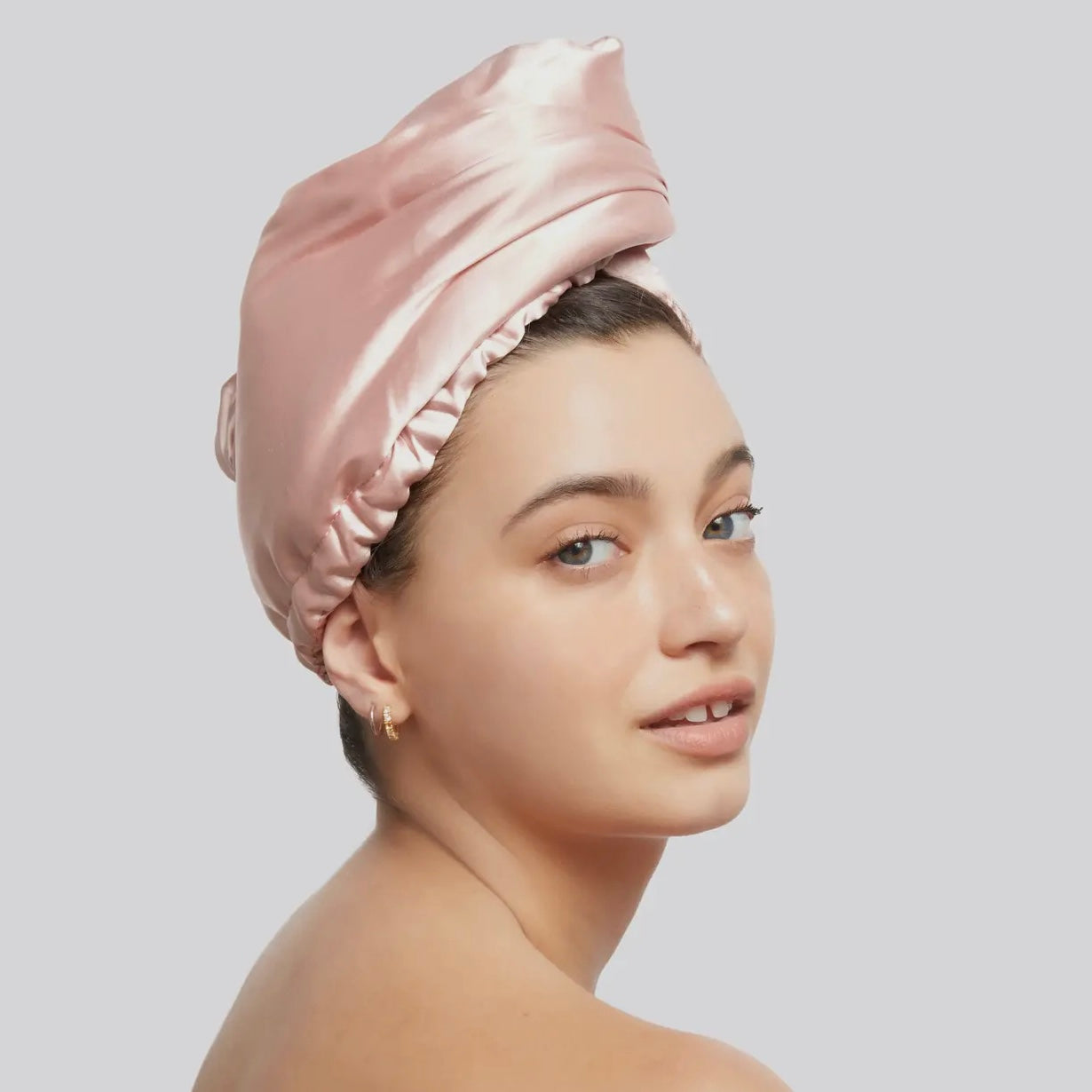Kitsch Satin Wrapped Hair Towel