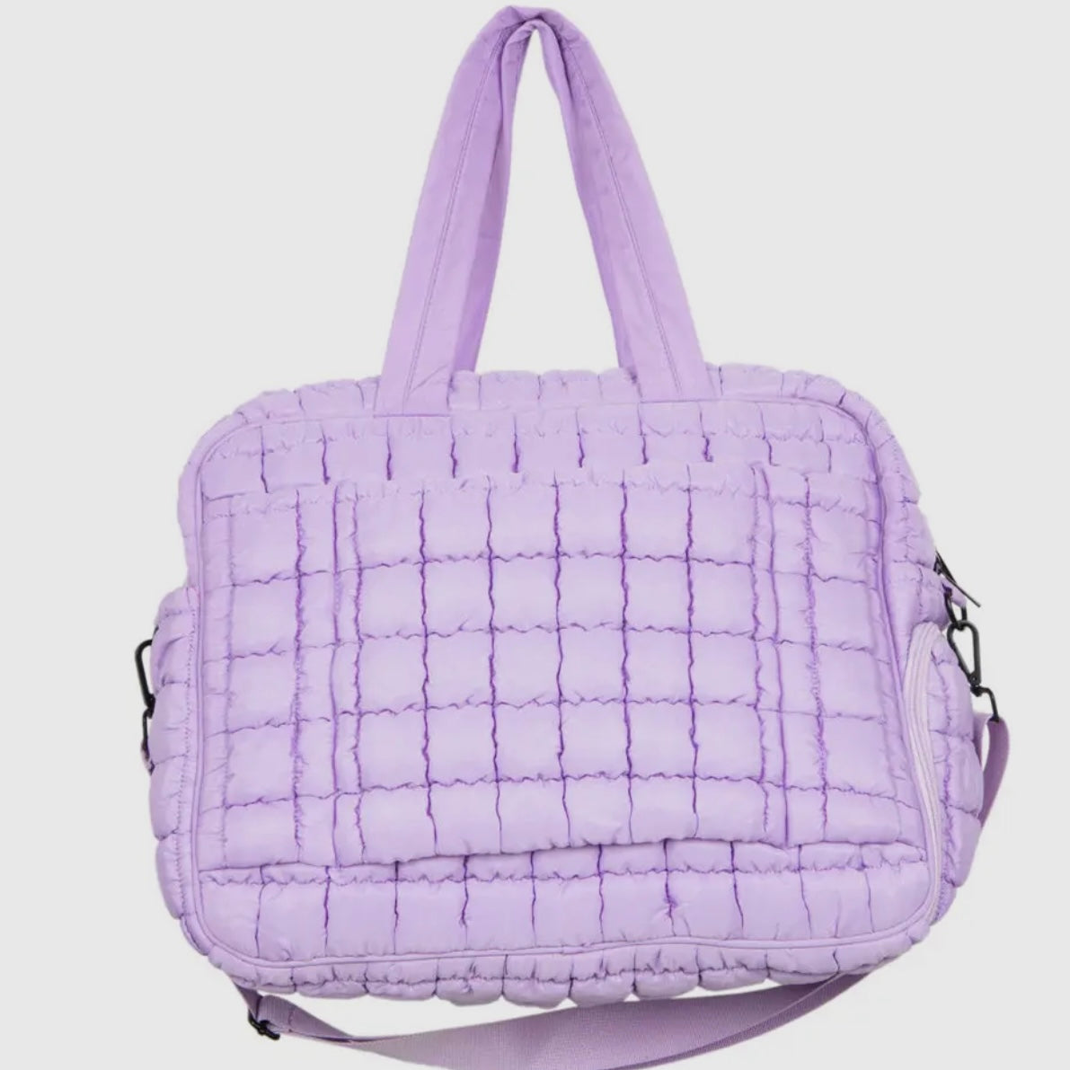 Quilted Duffel Weekender Bag